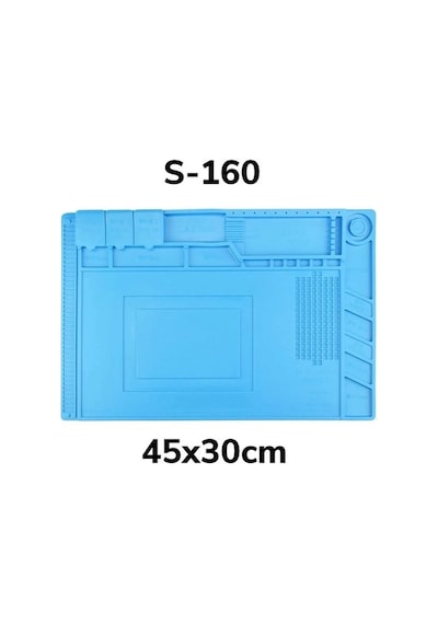 S160 Isıya Dayanıklı Silikon Ped Mıknatıslı Tamir Pedi 45X30Cm (533634623)