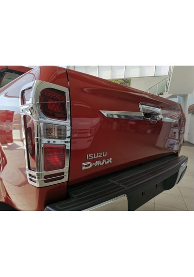 Isuzu D-Max 2017 Sonrası Arka Bagaj Açma Nikelaj 3 Parça Kh77