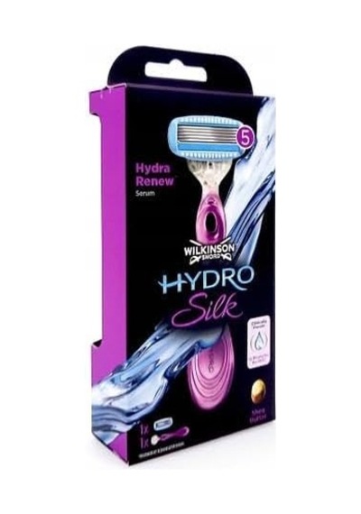 Wilkinson Sword Hydro Silk Kadın Tıraş Makinesi, 1 Bıçak Ve Tutuculu, 1 Adet