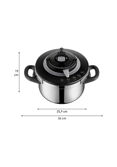 Tefal Clipso+ Chef 4.5 Lt Düdüklü Tencere Çelik