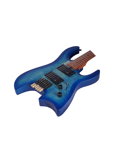Luxars S-g63-6 Sbl Headless Elektro Gitar Satın Blue + Gıgbag