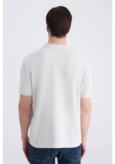 D's Damat Ds Damat Regular Fit Taş Pike Dokulu %100 Pamuklu T-shirt 4hc140211213m S01