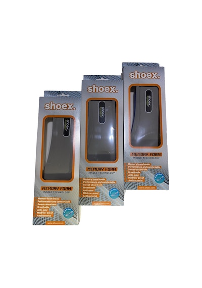 Ayakcenter Shoex Gri Memory Foam Insole Ayakkabı Tabanlık Gri