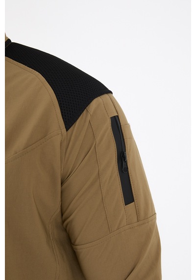 Camp Scoutland Camp137 Outdoor Tactical Su iticili Erkek Hardal Taktik Sweatshirt Hardal