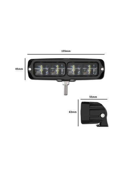 Knmaster Glasser 30w Motosiklet / Off Road Sis Farı Tekli N11.1788