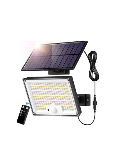 Sigrill Hareket Sensörlü Güneş Enerjili Işıklar, 172 Led, Ip65 Su Geçirmez