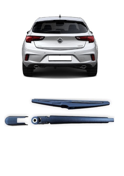 Opel Astra K 2015-2021 Uyumlu Arka Cam Silecek Kolu Ve Süpürgesi Kapak Takım 13419000 13256921