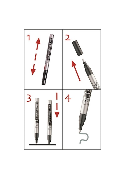 Edding 750 Mavi Marker Kalem
