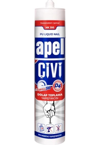 Apel Pu Sıvı Çivi 390 Gr Şeffaf