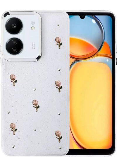 Mey İthalat Redmi 13c Fiyonk Desenli Kapak - Desen 6