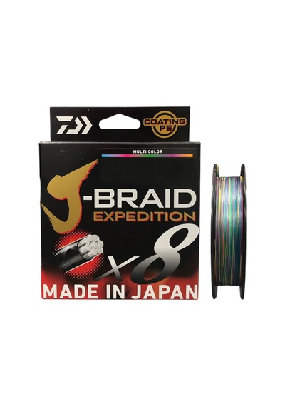 Daiwa J-braid Expedition 0,10 Mm 150 Mt Multi Standart