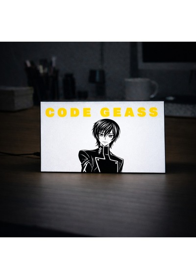 Masa Lambası - Code Geass Adaptörlü Dekoratif & Hediyelik Lamba Çok Renkli