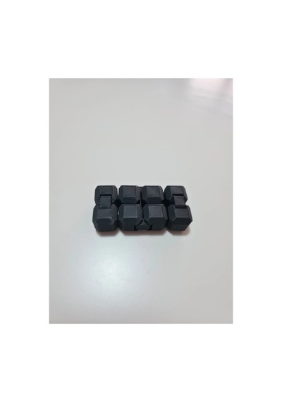 Oyuncak Küp - Sonsuz Dönüş Küpü - Sitres Hareketli Küpü Siyah