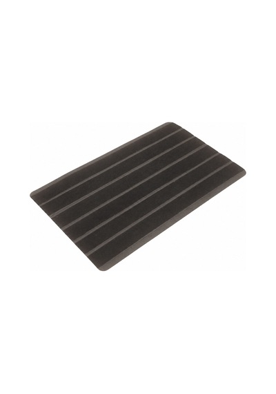 Delta Cc006a Kaymaz Taban Siyah Desenli Nem Alıcı Toz Alıcı Kapı Önü Paspası Uv Dayanıklı 45x70