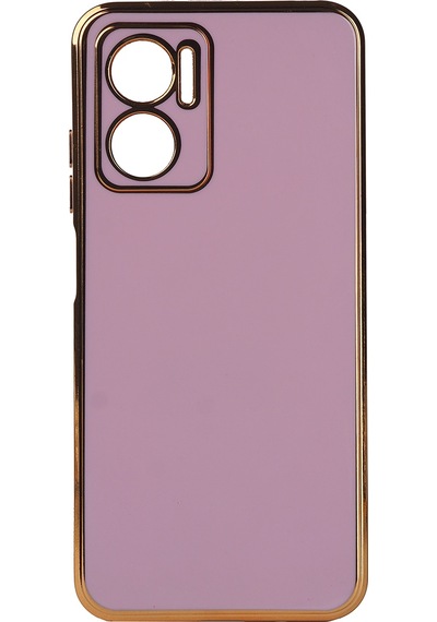 Xiaomi Redmi Note 11E Kılıf Zore Bark Kenarları Altın Renk Kılıf