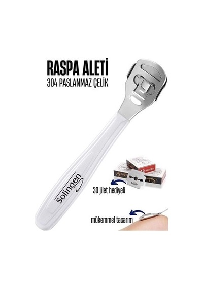Mey İthalat Raspa Aleti 30 Jilet Yedekli Solingen Profesyonel 718813