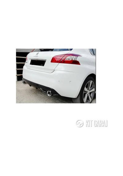 Peugeot 308 2013+ Race Piano Black Difüzör Plastik Boyalı