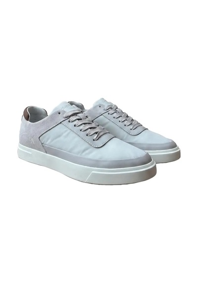 Calvin Klein Low Prof Cups Lac Ox, 02e Beyaz Kadın Spor Ayakkabı & Sneaker