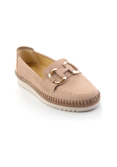 Vizon Kadın Loafer Ayakkabı K01536194072 Vizon