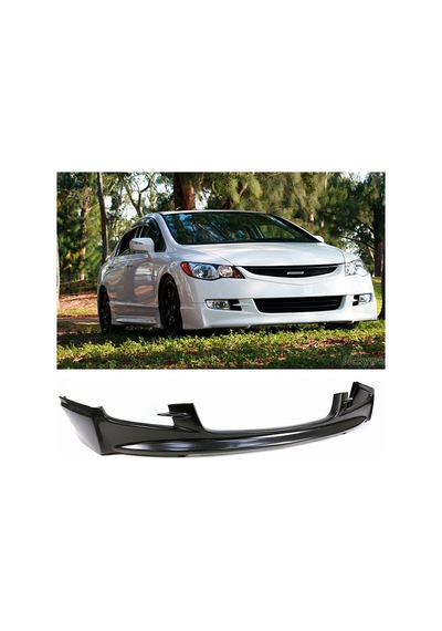 Honda Civic Fd6 Makyajsız Kasa Mugen Ön Ek Plastik Siyah Karlık-ön-ek-bodykit 2006 2007 2008 2009
