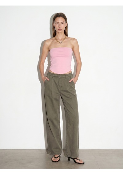 Dilvin 21218 Straplez Top-toz Pembe