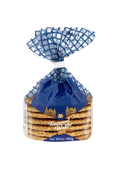 Migros Tereyağlı Karamel Waffle 252 G - 8 Adet Tarı
