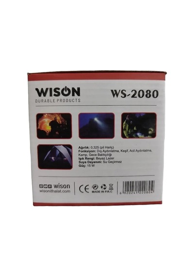 Ws-2080 Profesyonel Kafa Lambası 3000 Lümen 40 Watt 5468