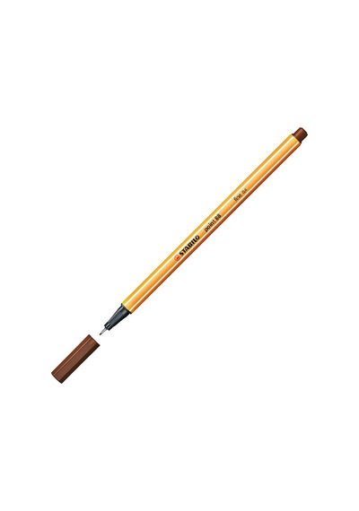 Stabilo 88 Point Fineliner Keçe Uçlu Kalem 0.4Mm 45 Kahve