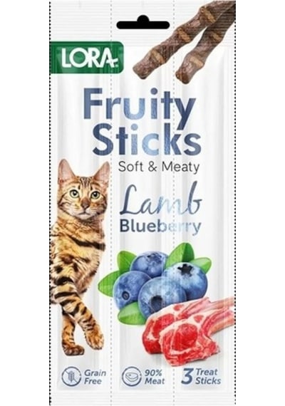 Lora Stick Kuzu Etli Yaban Mersinli Kedi Ödülü 3 x 5 G