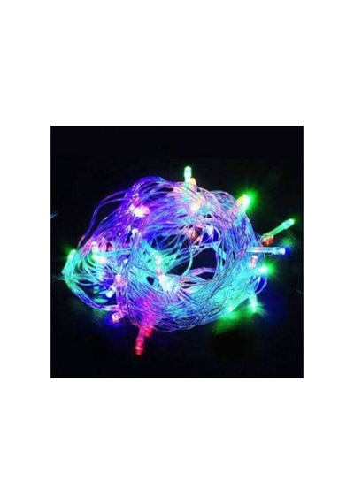 100 Ledli Yılbaşı Kamp Parti Led Işık Süs 10 Mt Parti Led Işıklar Mor