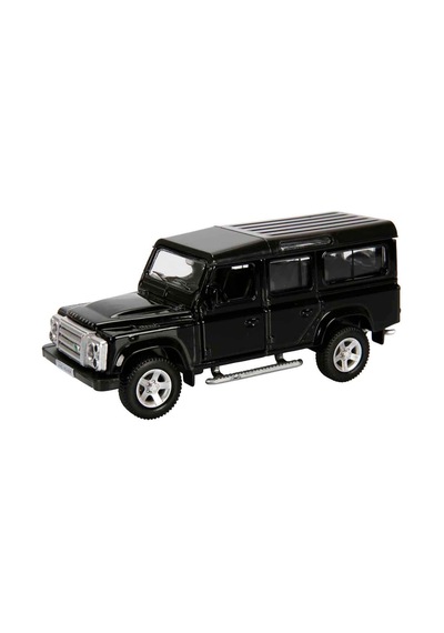 1:32 Rmz City Jeep Serisi Die Cast Çek Bırak Model Araba - Siyah Land Rover Defender