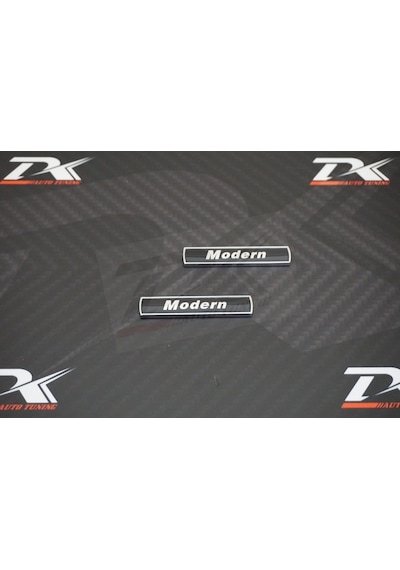 Bmw Modern Yan Çamurluk 3M 3D Krom Logo Amblem Seti Ürün (546918321)
