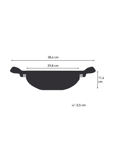 Tefal Explore Fusion Core 9x Şef Tavası - 28 Cm 001 Siyah