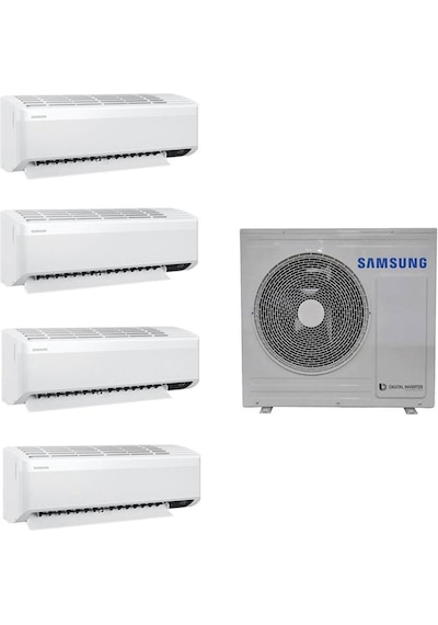 Samsung Wind Free Multi 1+4 Sistem (aj100txj5kh/ea) 7+12+18+24 Btu 10 Kw Dış Ünite