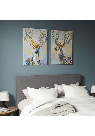 Ikea Pjätteryd Resim 50x70 Cm 2'li Çok Renkli