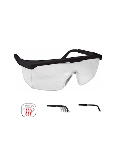 Starline G-004A-C Şeffaf Antifog Koruyucu Gözlük
