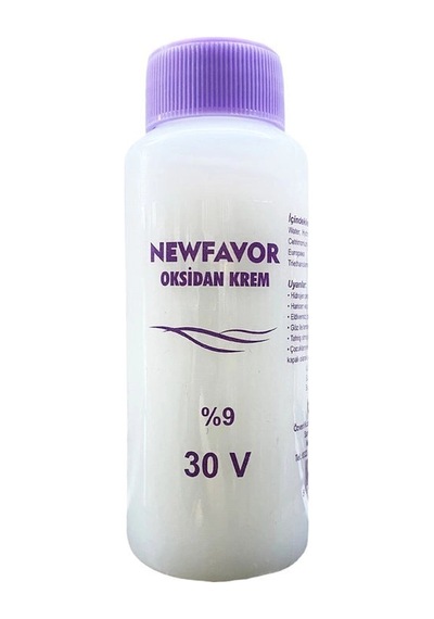Hubrendy Tedarik Oksidan Krem Saç Boya Sıvısı 9'luk 30 Volüme 60 Ml