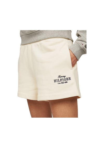 Tommy Hilfiger Reg Hılfıger Sweatshort Kadın Bej Şort - Ww0ww45518 Bej