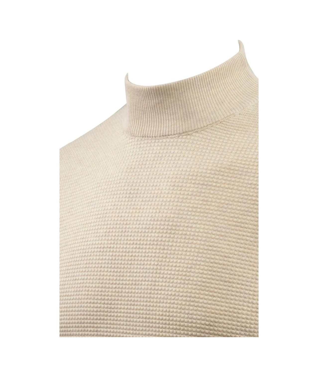 Çizgi Erkek Yarım Balıkçı Kazak Triko Klasik Kalıp 5240b Bgl-st04856 Taş Melanj