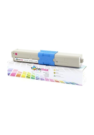 Tonermax Oki C301 / C321 / Mc342 44973542 Uyumlu Toner Kırmızı