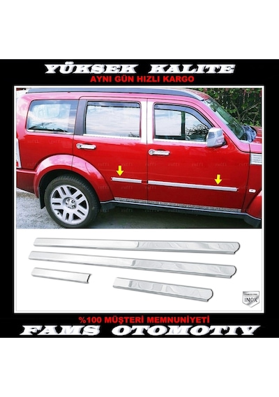 Dodge Nitro Krom Yan Kapı Çıtası P.çelik 2006 Üzeri