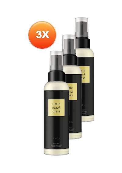 Avon Little Black Dress Kadın Vücut Spreyi 3 x 100 ML