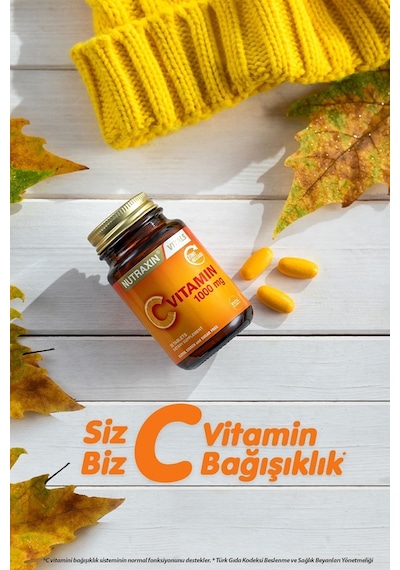 Nutraxin C Vitamin 1000 Mg - C Vitamini Deposu Zaman Salınımlı 30 Tablet