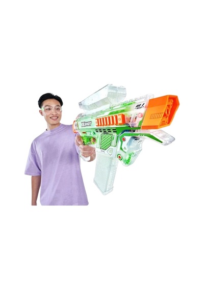 X Shot X-shot Hyper Gel Karanlıkta Parlayan Nightstrike Orta Boy Gel Tabanca Nerf, Oyuncak Tabanca Açık Yeşil