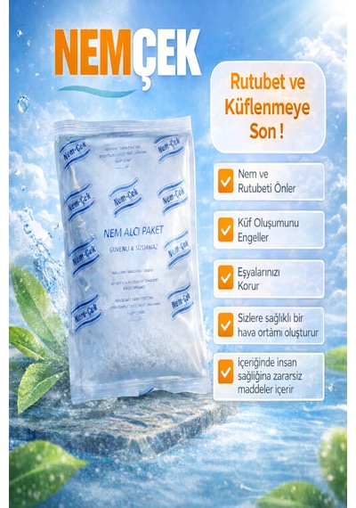Nem Rutubet Korozyon Buhar Terleme Çekici Alıcı Tutucu Giderici Önleyici 1 Paket 250 Gr