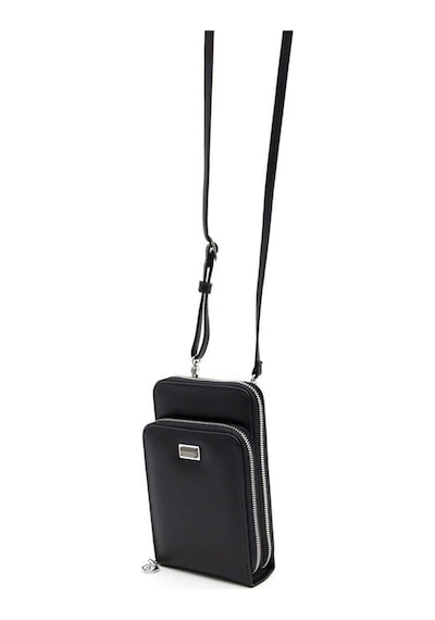 Silver Polo Sp1011 Kadın Telefon Çantası Düz Siyah-siyah