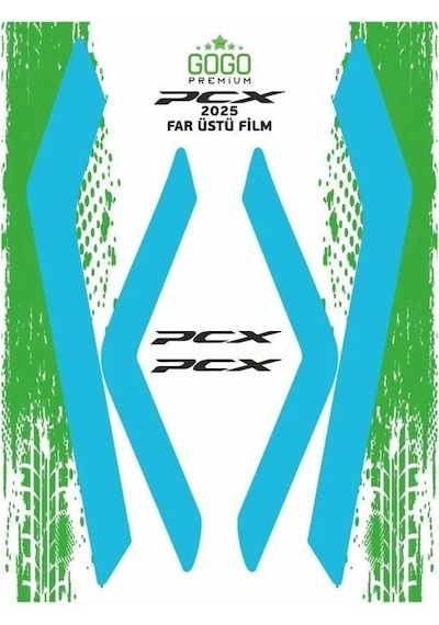 Gogo Far Üstü Film Mavi Honda Pcx 125 2025