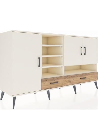 Hyperion Konsol 8 Raflı 2 Çekmeceli 3 Kapaklı 176x44x99 Aytaşı-ay Aytaşı-aytaşı/çam Hyperion Konsol 8 Raflı 2 Çekmeceli 3 Kapaklı 176x44x99 Aytaşı-ay Aytaşı-aytaşı/çam