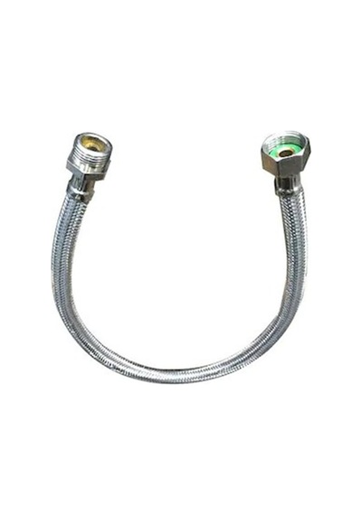 50 Cm 3-8-3-8 Nipelli Çelik Flex Bağlantı Borusu