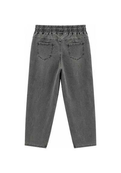 Zanessi Fashıon Büyük Beden Kadın Taş İşlemeli Yüksek Bel Lastikli Beli Bağcıklı Cepli Denim Görünümlü Pantolon Siyah Zanessi Fashıon Büyük Beden Kadın Taş İşlemeli Yüksek Bel Lastikli Beli Bağcıklı Cepli Denim Görünümlü Pantolon Siyah